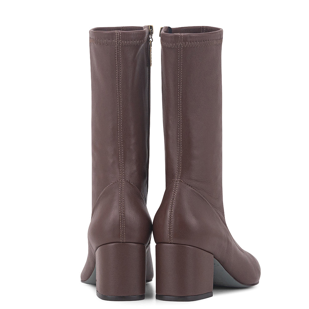 Bota Clash Pelica Stretch Cognac - Cavage