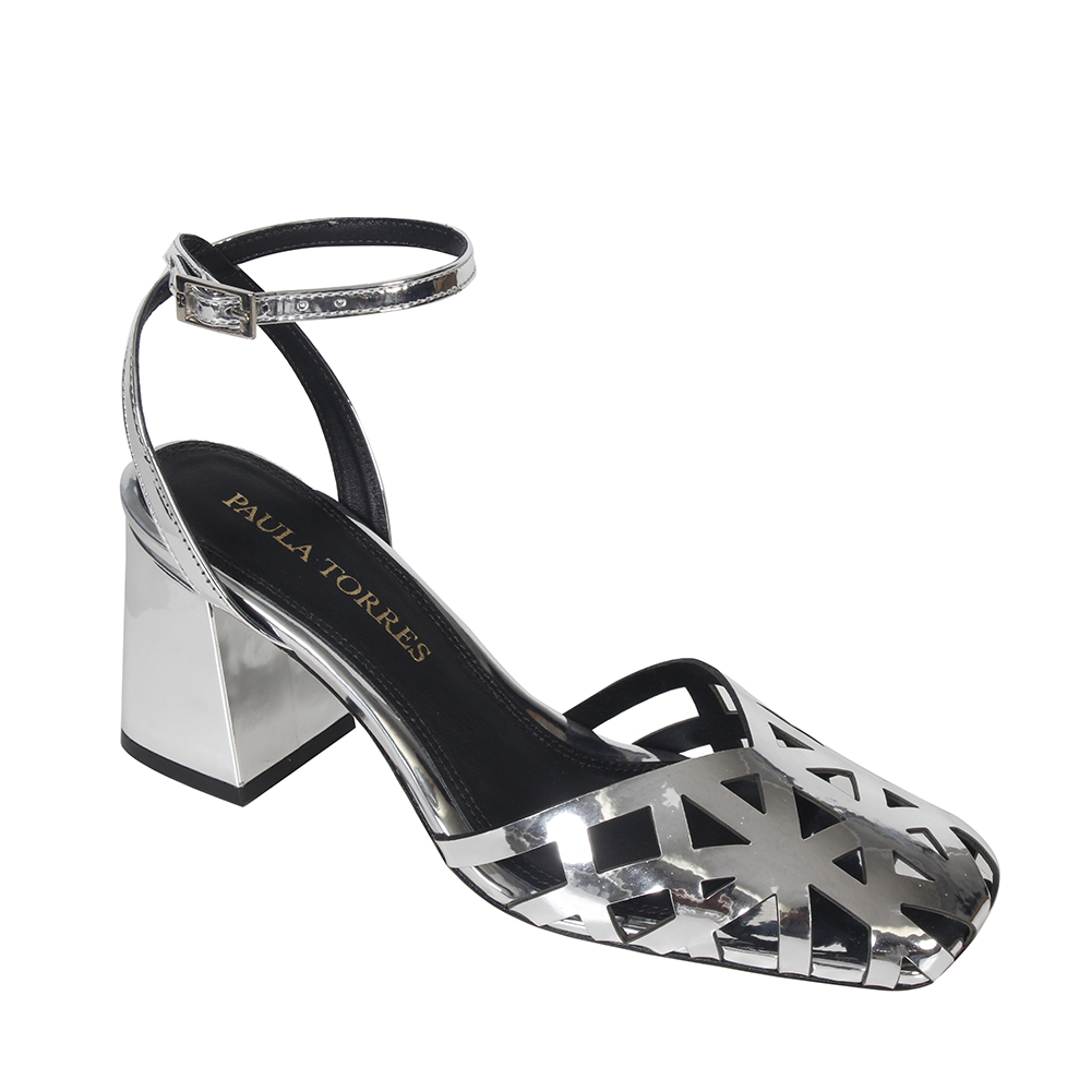 Scarpin Frida Prata - Paula Torres