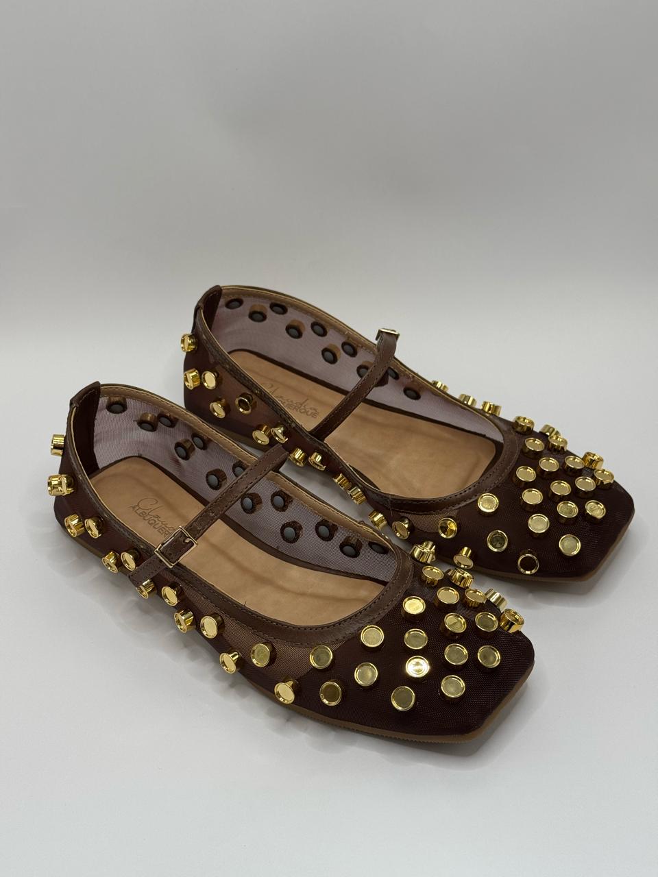 Sapatilha Manoela Marrom - Claudia Albuquerque Shoes