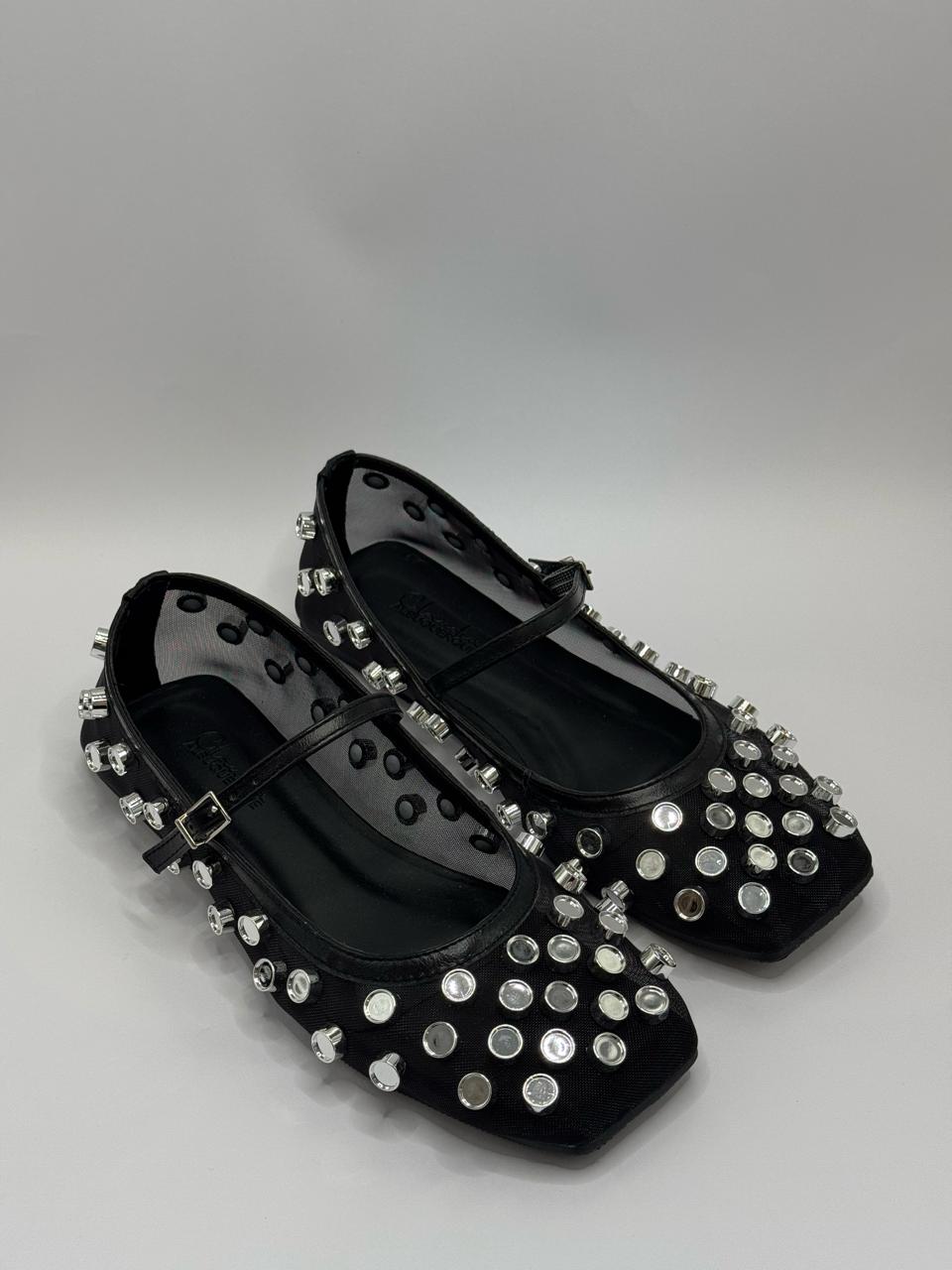 Sapatilha Manoela Preta - Claudia Albuquerque Shoes
