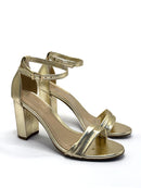 Sandália Gisele Dourada - Claudia Albuquerque Shoes