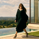 Sandália Balls Recorte Salto Fino Couro Preto - Carrano