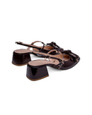 Mary Jane Olívia Couro Verniz Show Red Toast - Guilhermina