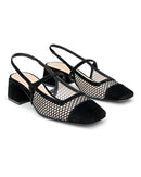 Mary Jane Verona Flocado Preto - Guilhermina