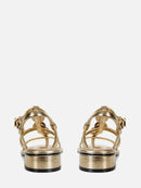 Sandália Dóris Ouro - Paula Torres