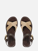 Rasteira Anne Café - Paula Torres