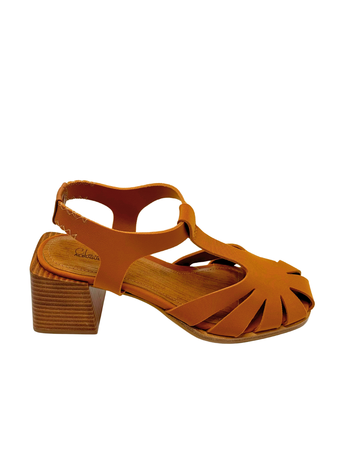 Sandália Neoprene Caramelo - Claudia Albuquerque Shoes