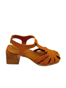 Sandália Neoprene Caramelo - Claudia Albuquerque Shoes