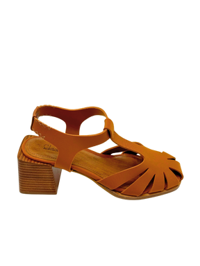 Sandália Neoprene Caramelo - Claudia Albuquerque Shoes