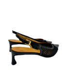 Slingback Jandaia Preto - Cavage