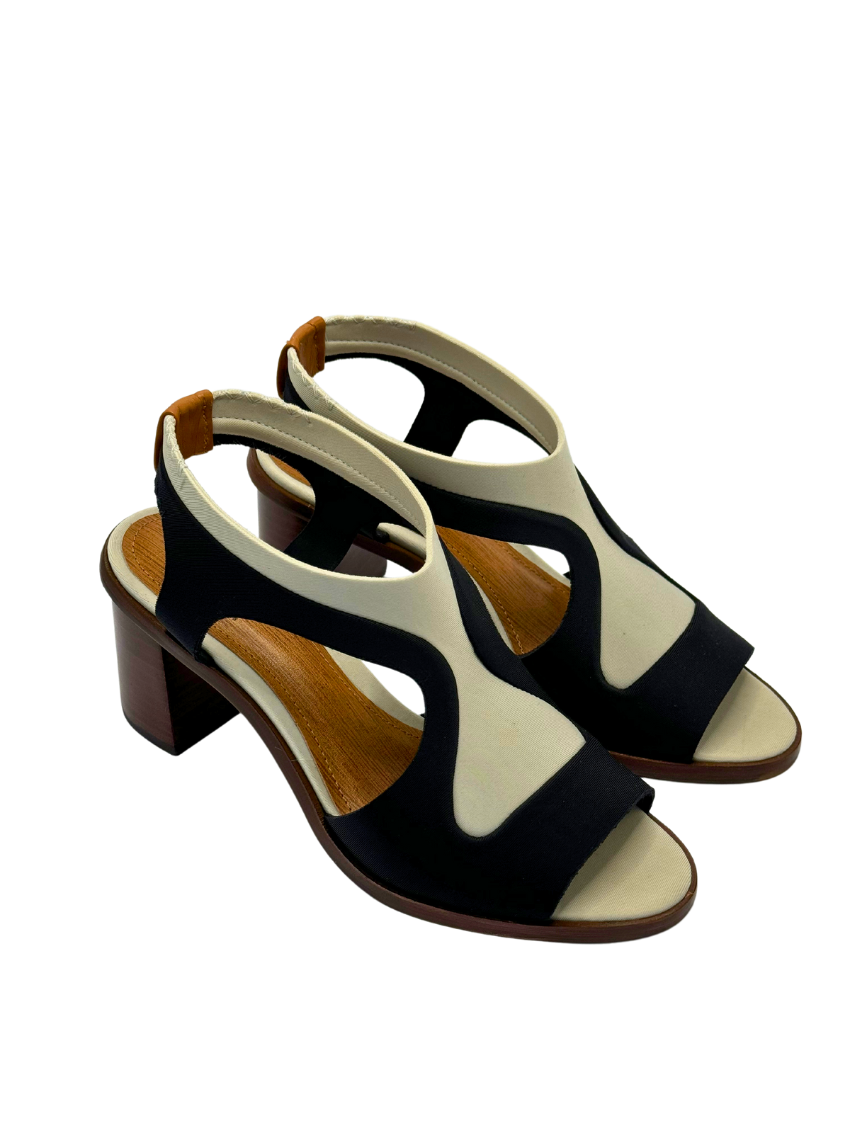 Sandália Neoprene Preto & Cinza - Claudia Albuquerque Shoes