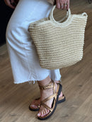 Papete Pelica Dourada - Claudia Albuquerque Shoes