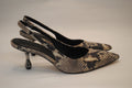 Slingback Animal print Piton - CA SHOES