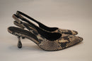 Slingback Animal print Piton - CA SHOES
