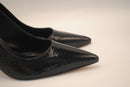 Slingback Preto Verniz - CA SHOES