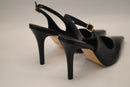 Slingback Preto Verniz - CA SHOES