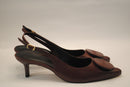Slingback bordo - CA SHOES