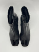 Bota Preta com detalhe em Verniz - Claudia Albuquerque Shoes