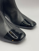 Bota Preta com detalhe em Verniz - Claudia Albuquerque Shoes