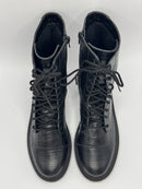 Coturno Preto Croco - Claudia Albuquerque Shoes