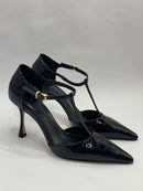 Scarpin Croco Verniz Preto - Vicenza