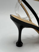 Sandália Selena Veludo Preto - Guilhermina Shoes