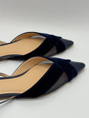 Sapatilha Couro Napa Azul - Guilhermina