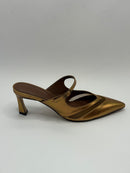 Mule Dourado - Claudia Albuquerque Shoes