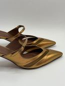 Mule Dourado - Claudia Albuquerque Shoes