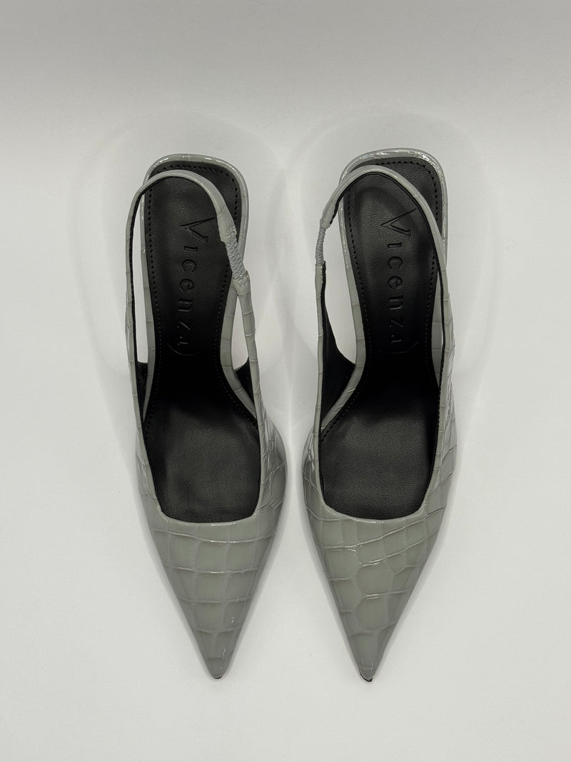 Slingback Yasmin Cinza - Vicenza