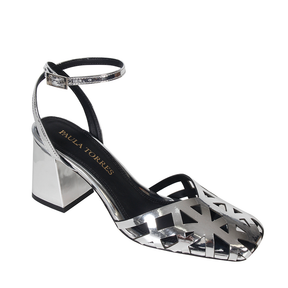 Scarpin Frida Prata - Paula Torres