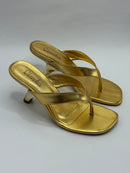 Tamanco Dourado - Claudia Albuquerque Shoes