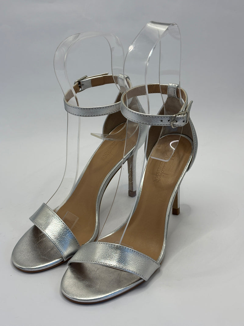 Salto Gisele Fino Prata  - Claudia Albuquerque Shoes