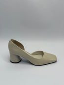 Scarpin Verniz Off White - Claudia Albuquerque Shoes