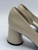 Scarpin Verniz Off White - Claudia Albuquerque Shoes