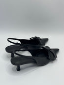 Sling Back Laço Preto - Claudia Albuquerque Shoes