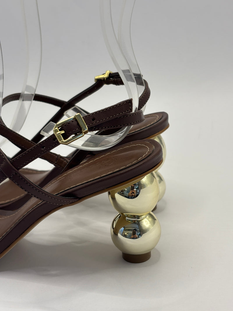 Sandália Salto Oval - Claudia Albuquerque Shoes