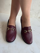 Mocassim Merlot - Claudia Albuquerque Shoes