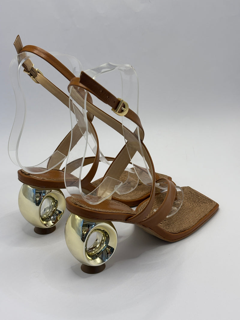 Sandália Salto Redondo - Claudia Albuquerque Shoes