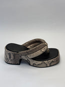 Tamanco Plataforma Píton - Claudia Albuquerque Shoes