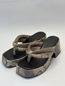 Tamanco Plataforma Píton - Claudia Albuquerque Shoes