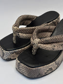 Tamanco Plataforma Píton - Claudia Albuquerque Shoes