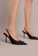 Slingback Yasmin Preto - Vicenza