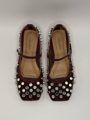 Sapatilha Manoela Merlot - Claudia Albuquerque Shoes