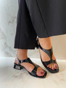 Sandália Constança Preto - Vicenza