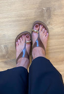 Sandália Amalie Marrom - Vicenza