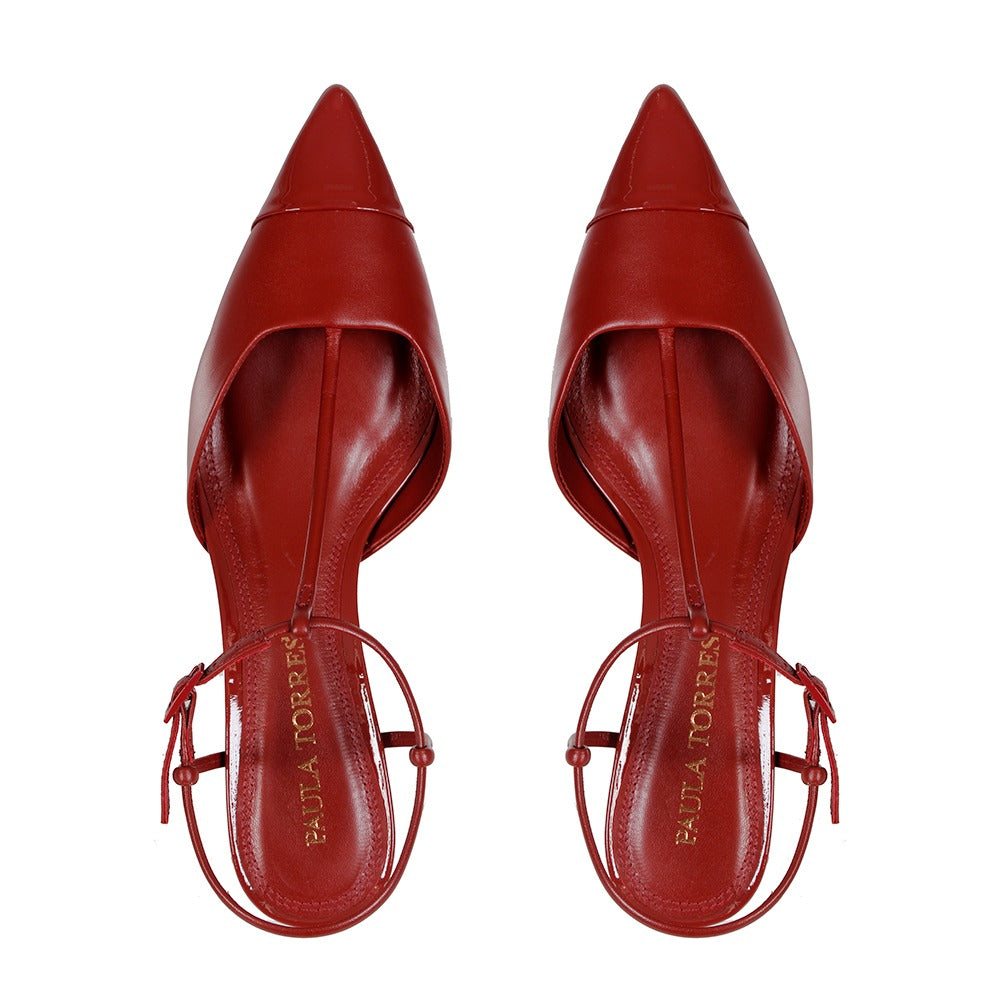 Scarpin Scarlet Carmim - Paula Torres