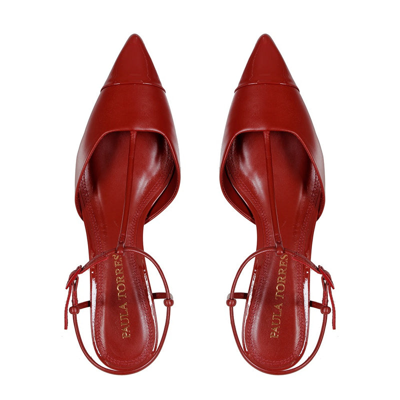 Scarpin Scarlet Carmim - Paula Torres