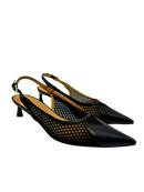 Slingback Jandaia Preto - Cavage