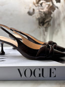 Slingback Íris Couro Verniz Show Red Toast - Guilhermina Shoes